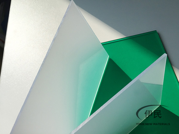 Double sided frosted PC diffusion plate